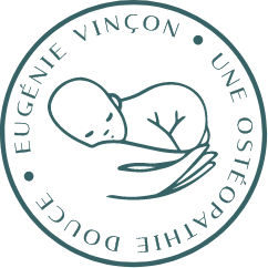 logo stamp eugenie vincon osteopathie methode douce